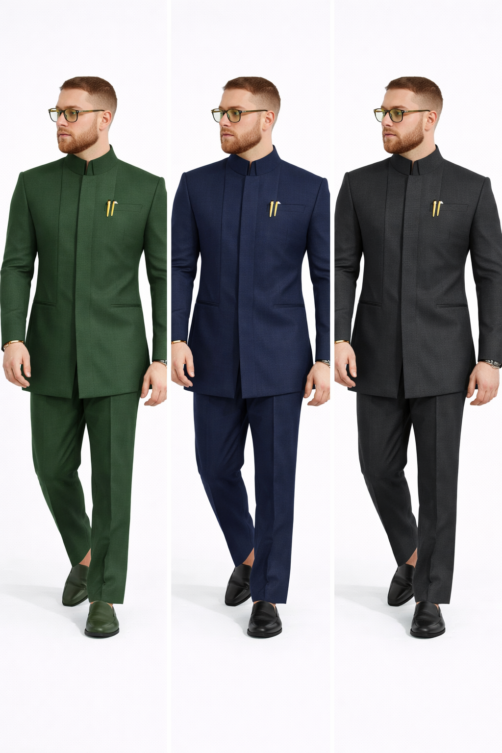 ARTHUR – Tailored Mandarine Collar Suit alternate image