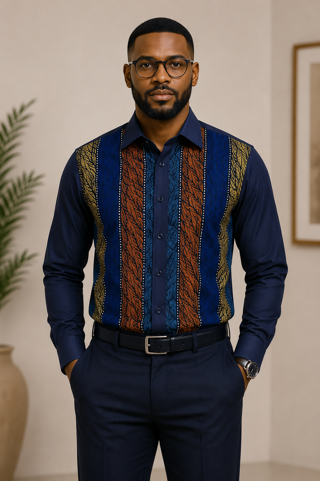 Neo Ankara Mix Shirt alternate image