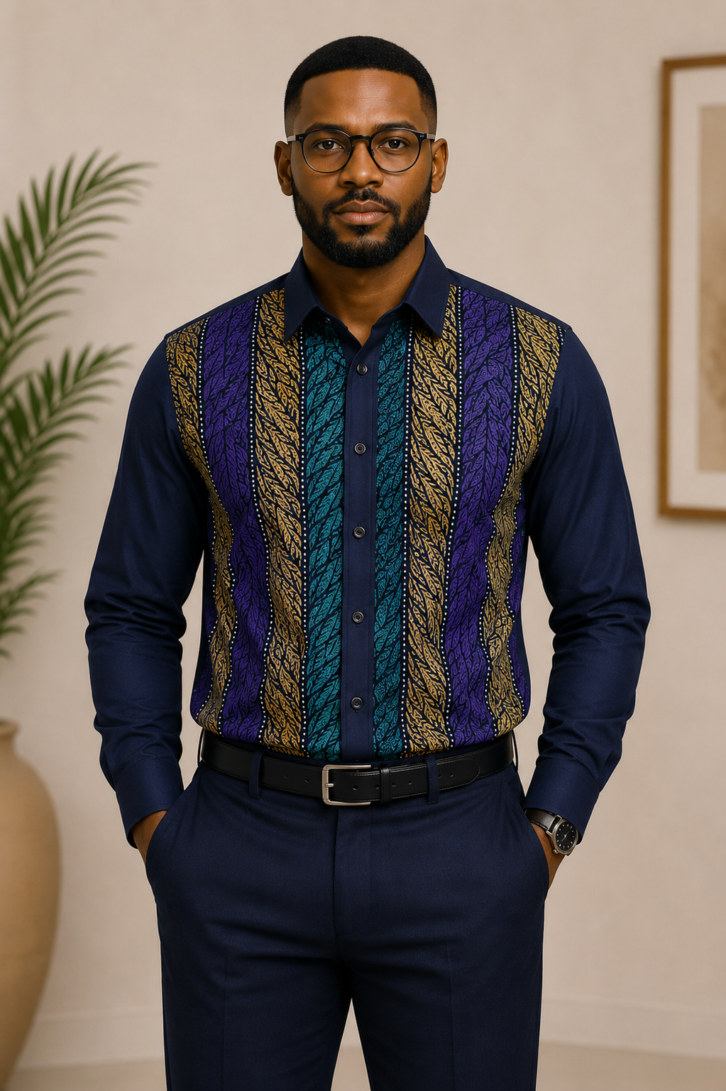 Neo Ankara Mix Shirt alternate image
