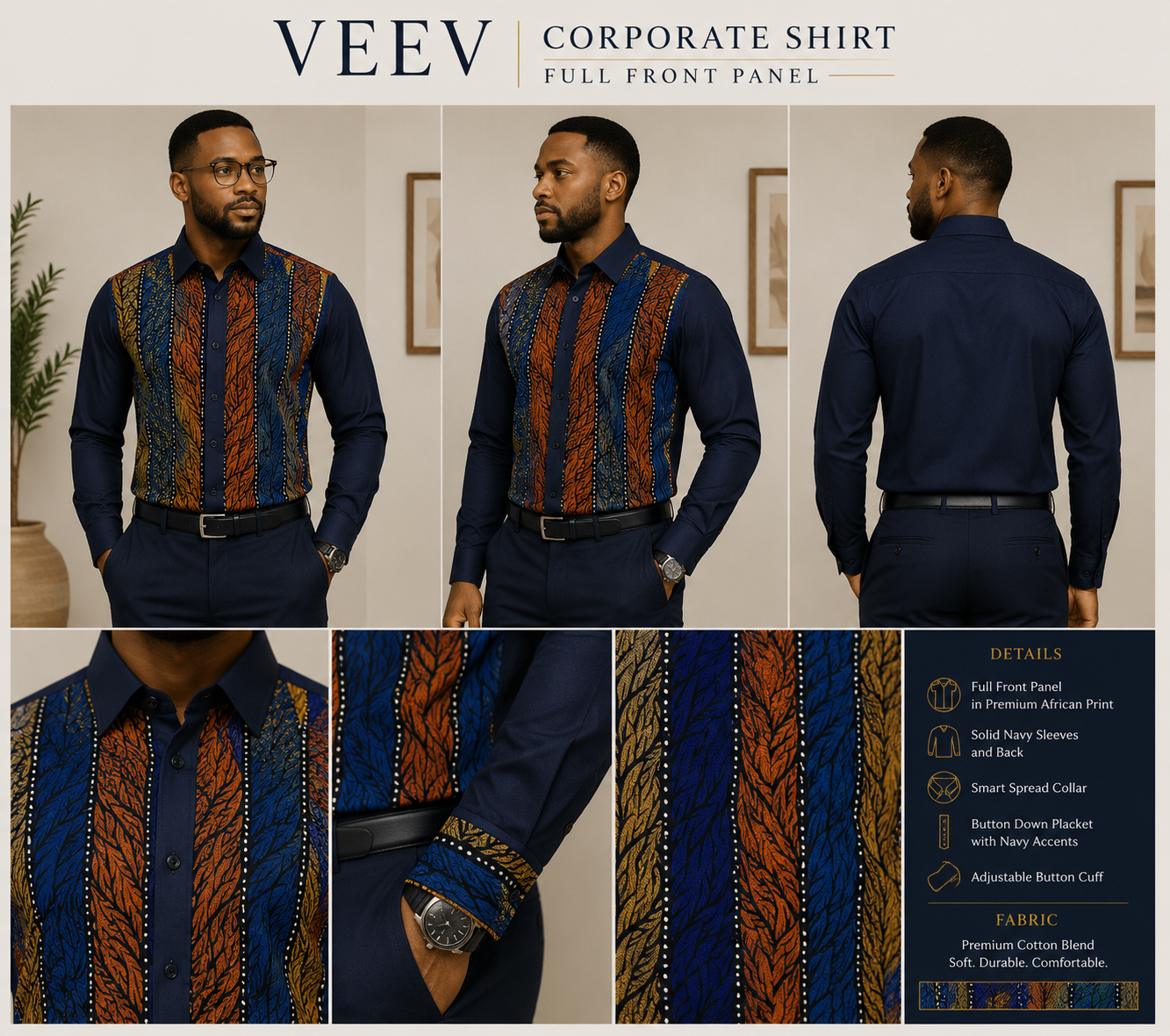 Neo Ankara Mix Shirt alternate image