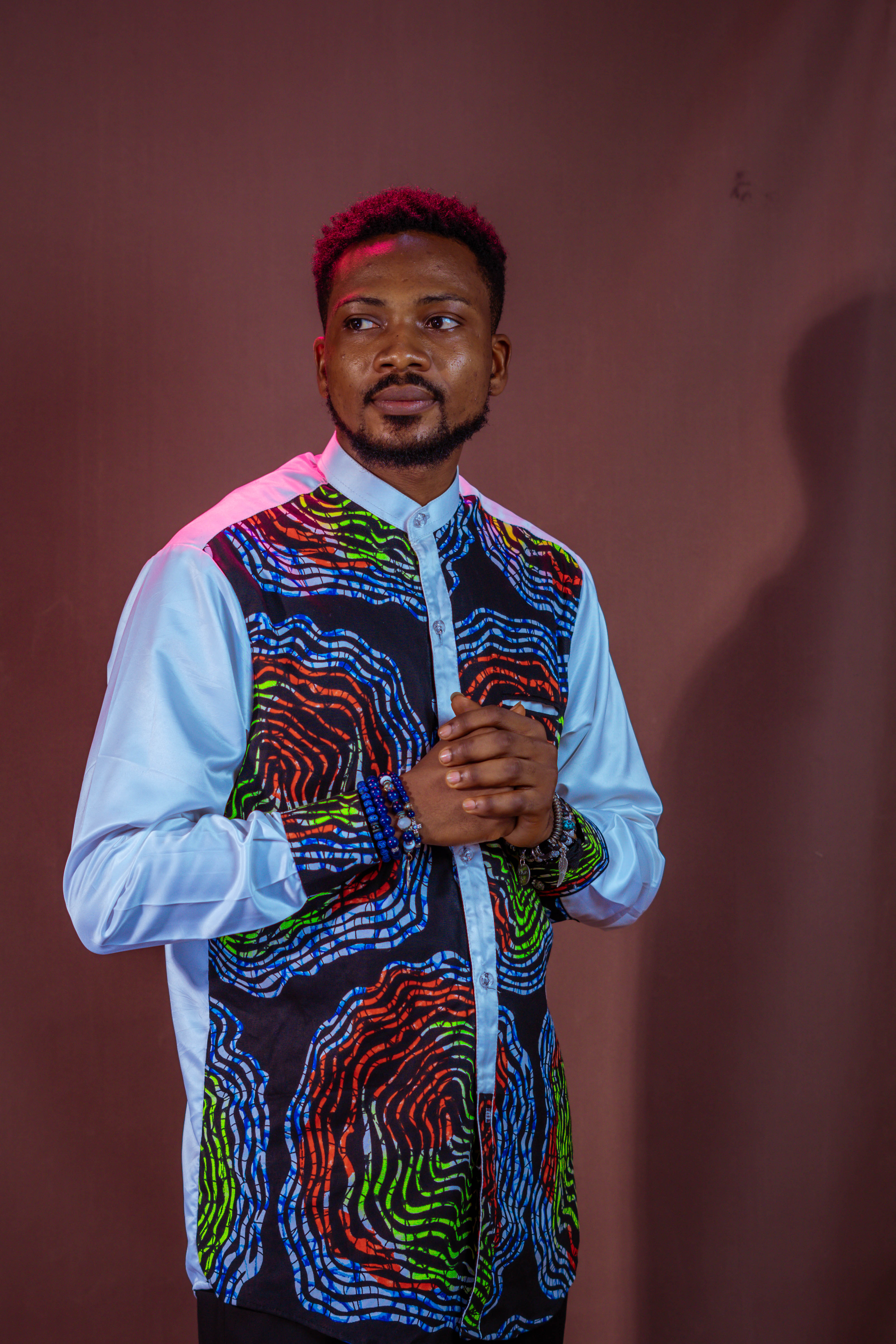 AYO Men's Ankara Print Shirt alternate image