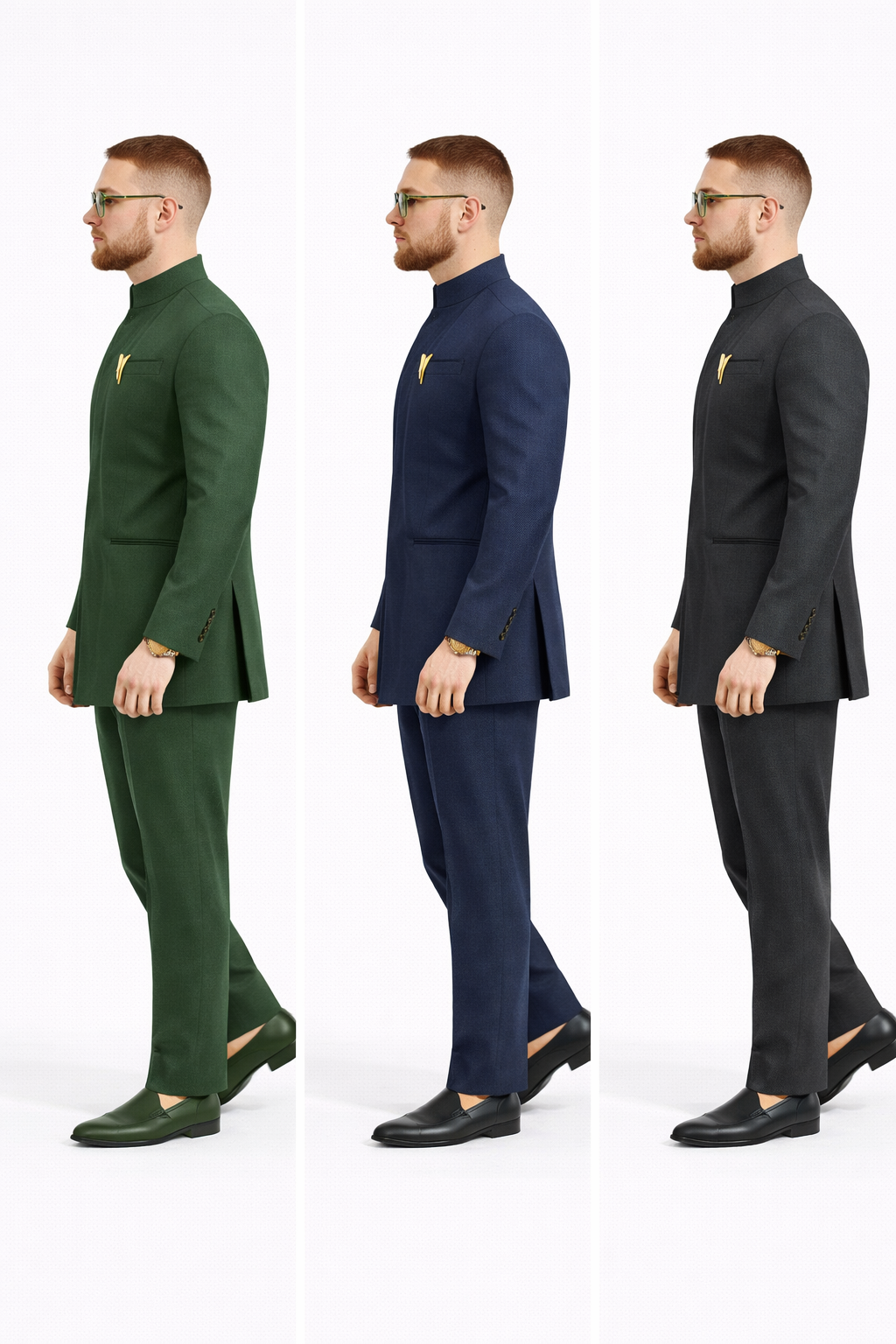ARTHUR – Tailored Mandarine Collar Suit alternate image