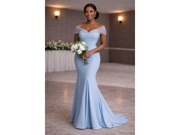 Lyra Illusion Drape Gown. Evening & Bridal