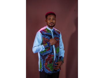 AYO Men's Ankara Print Shirt