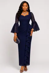 MORAYO Asoebi Lace Dress — alternate view