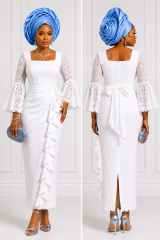 MORAYO Asoebi Lace Dress — alternate view